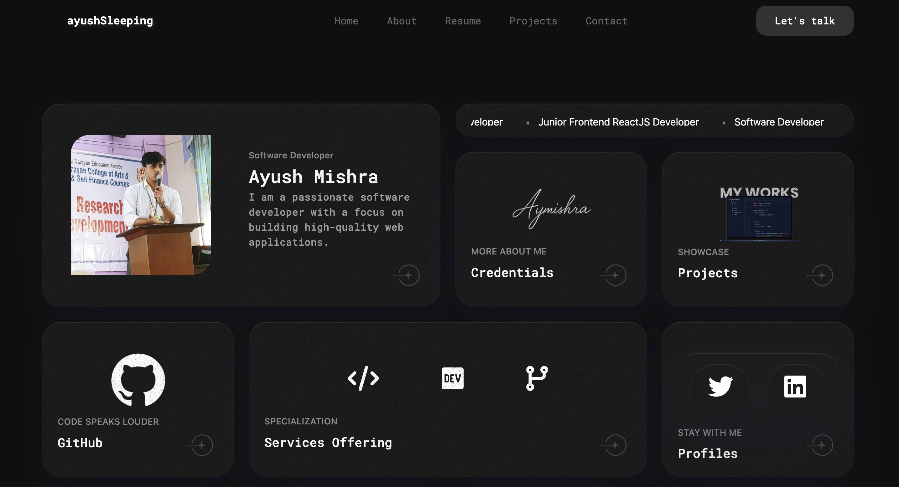 Personal Portfolio